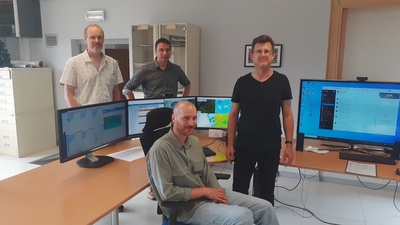 Het team van KMI-wetenschappers dat de LUMI supercomputer gaat gebruiken