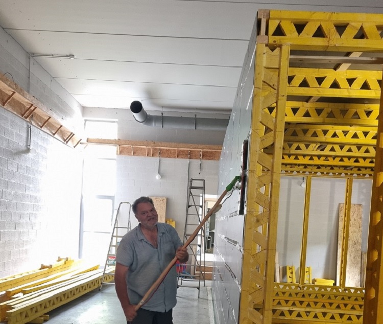 Magnetic equilibration - magnetically shielded room (MS)